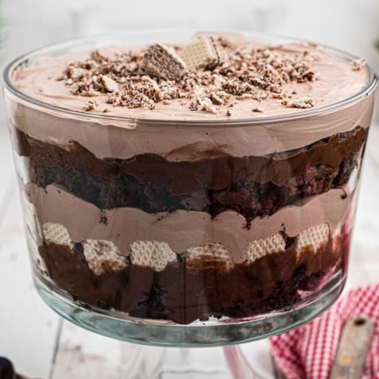 Nutella Trifle - Recipe photo by thecaglediaries