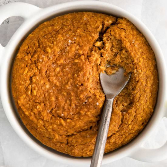 Pumpkin Baked Oatmeal - Recipe photo by ToSimplyInspire