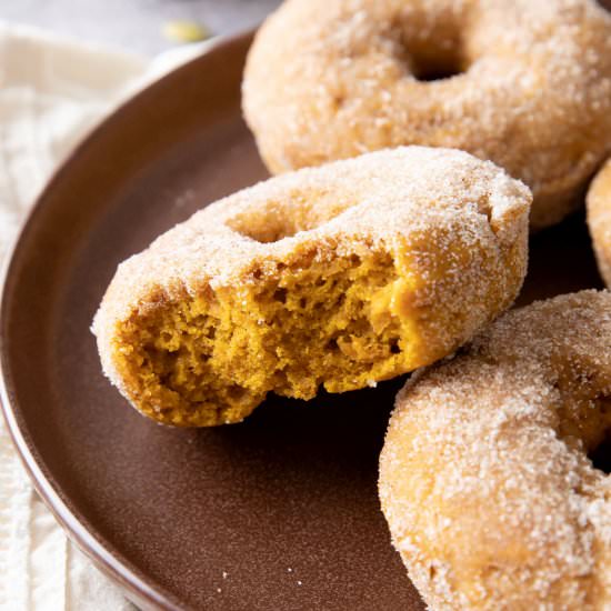 Pumpkin Donuts - Recipe photo by beamingbaker