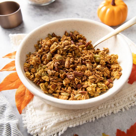 Pumpkin Granola - Recipe photo by beamingbaker