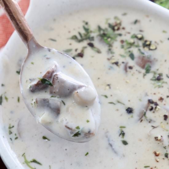 Cream of Mushroom Soup - Recipe photo by Whitney Bond