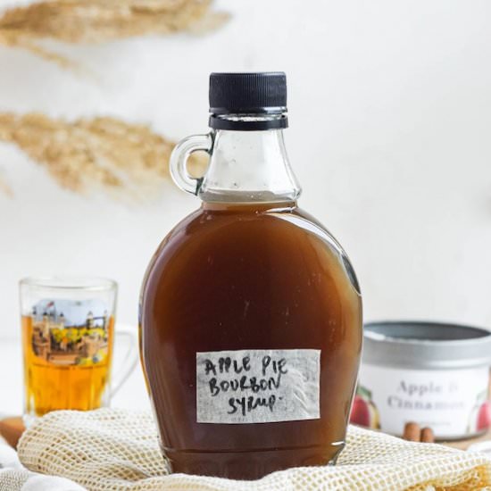 Apple Pie Bourbon Syrup - Recipe photo by Annikaeats