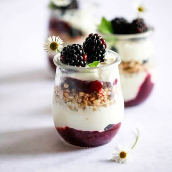 Blackberry Parfait - Recipe photo by flourishingkitchen