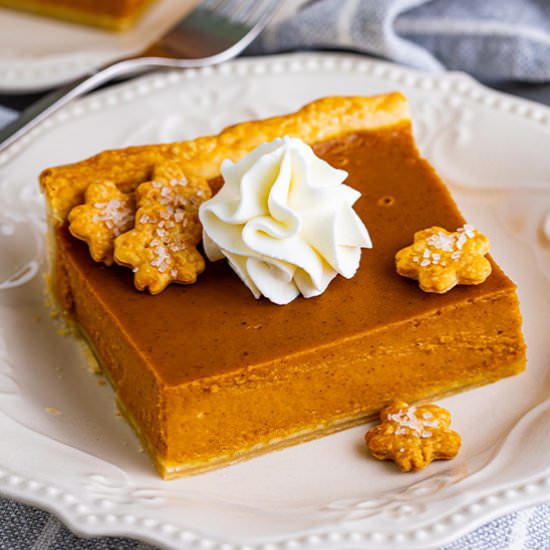 Pumpkin Slab Pie - Recipe photo by bellyfull
