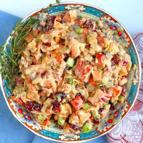 Chicken of the Woods Salad - Recipe photo by veryveganval