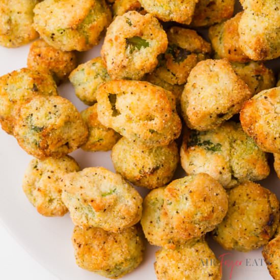 Air Fryer Frozen Okra - Recipe photo by Air Fryer Eats