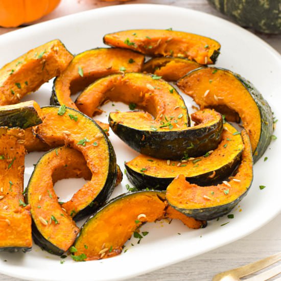 Roasted Kabocha Squash - Recipe photo by goodnomshoney