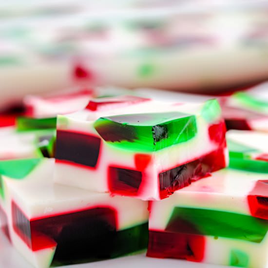 Broken Glass Jello - Recipe photo by EasyBudgetRecipes
