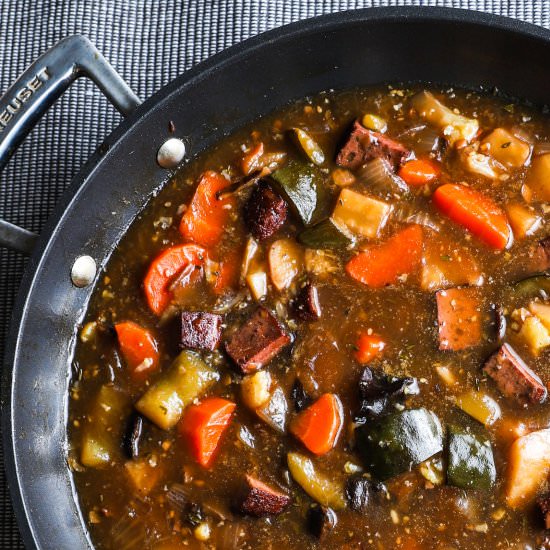 Hearty Vegan Stew with Smoked Tofu - Recipe photo by Cooking With Camilla