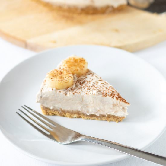 No Bake Banana Cheesecake - Recipe photo by neilshealthymeals