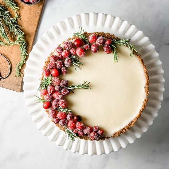 white chocolate cranberry tart - Recipe photo by sheri silver