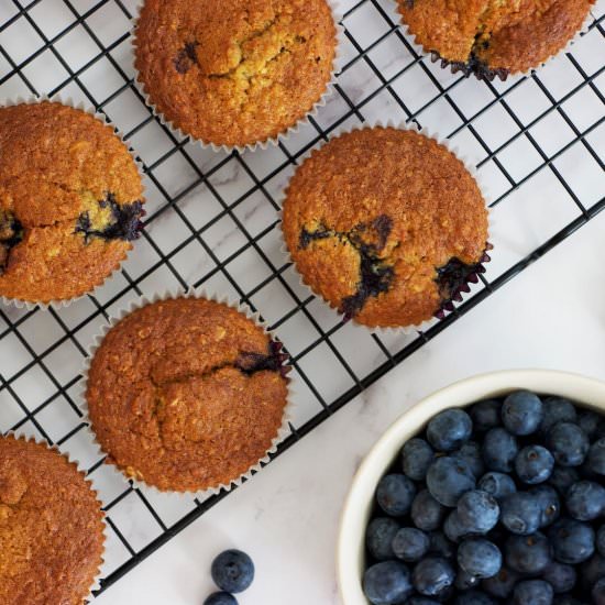 Whole Grain Blueberry Muffins - Recipe photo by fooodlove