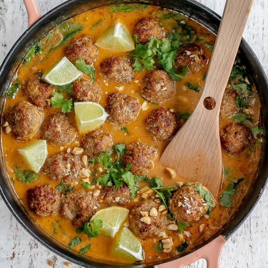 Thai Turkey Meatballs - Recipe photo by holistic.foodie