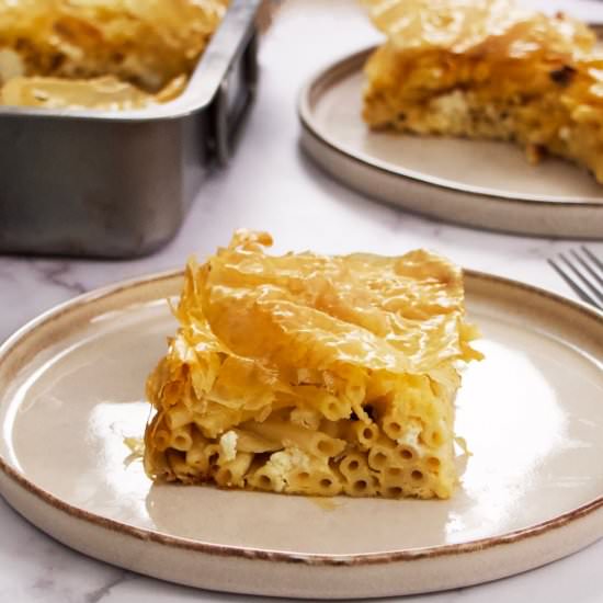 Greek Pasta Pie (Makaronopita) - Recipe photo by fooodlove