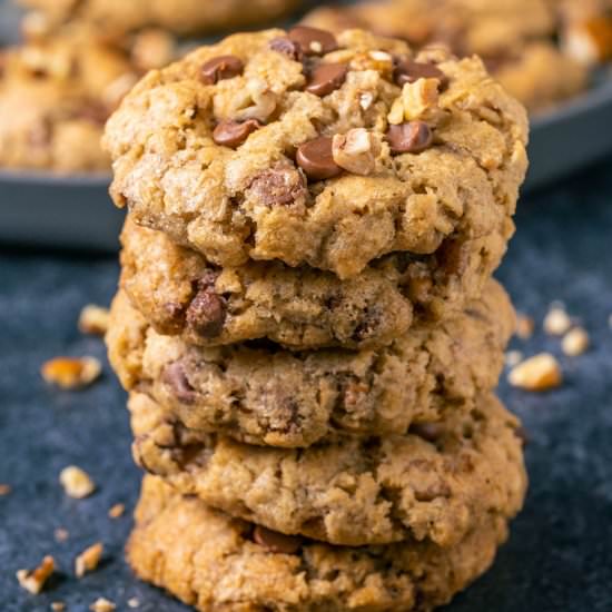 Vegan Cowboy Cookies - Recipe photo by lovingitvegan