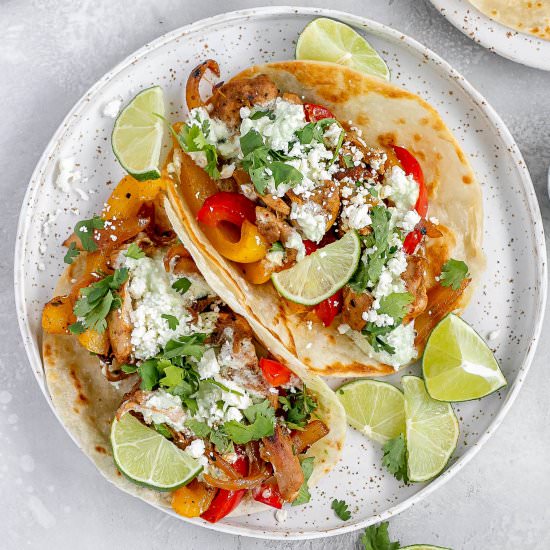 Skilet Chicken Fajitas - Recipe photo by holistic.foodie