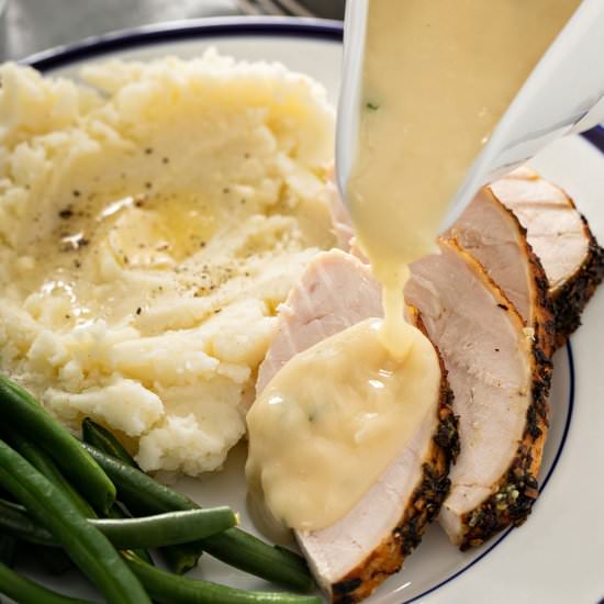 Easy Homemade Turkey Gravy - Recipe photo by Lemon blossoms