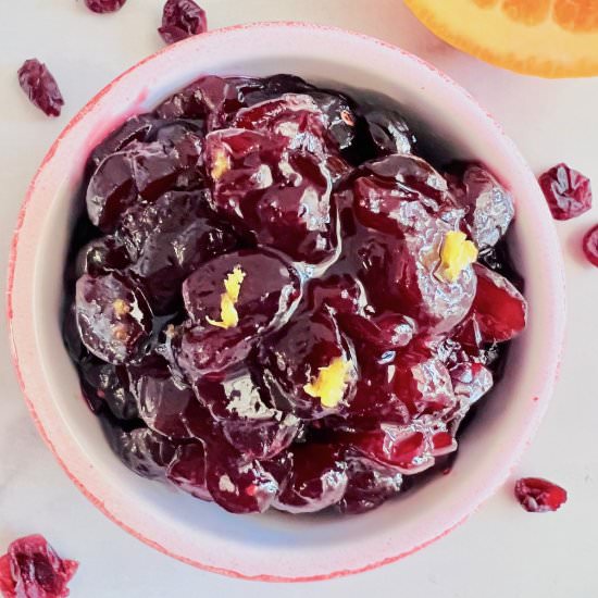Easy Homemade Cranberry Sauce - Recipe photo by theshortordercook