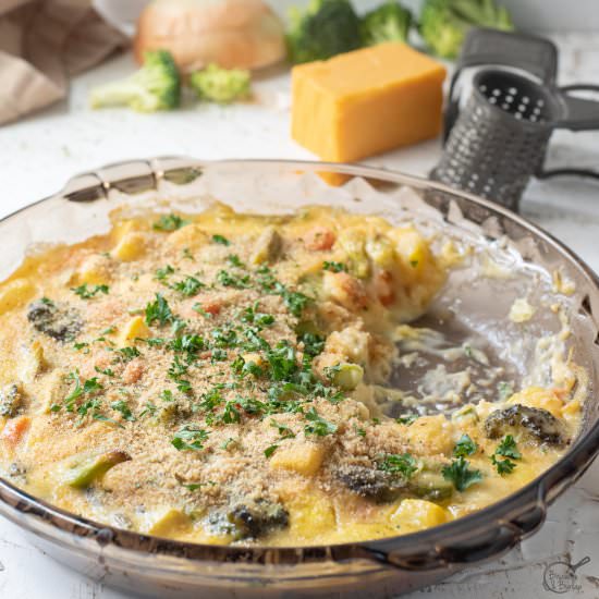 Vegetable Au Gratin - Recipe photo by biscuitsandburlap