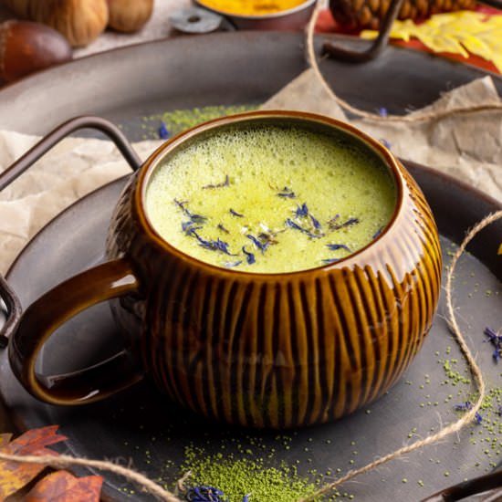 Matcha Turmeric Latte - Recipe photo by CookhouseDiary