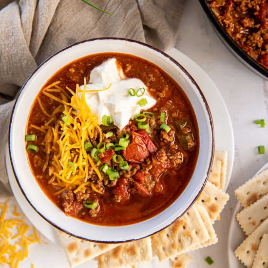 No Bean Chili - Recipe photo by Neighborfood