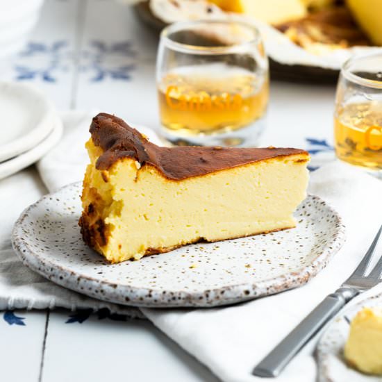 Basque Cheesecake - Recipe photo by Mrs Jones Kitchen