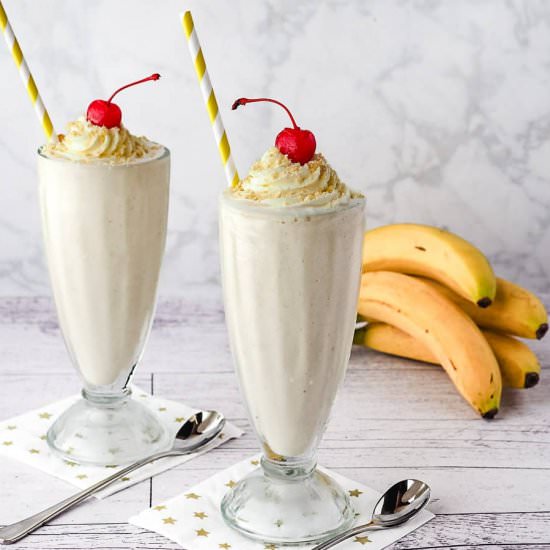 Banana milkshake - Recipe photo by Keep Calm and Eat Ice Cream