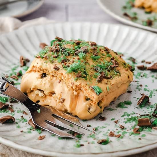Peppermint crisp tart - Recipe photo by Keep Calm and Eat Ice Cream