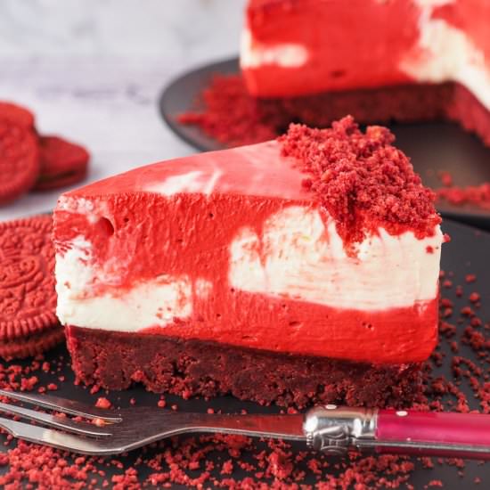 Red velvet Oreo cheesecake - Recipe photo by Keep Calm and Eat Ice Cream