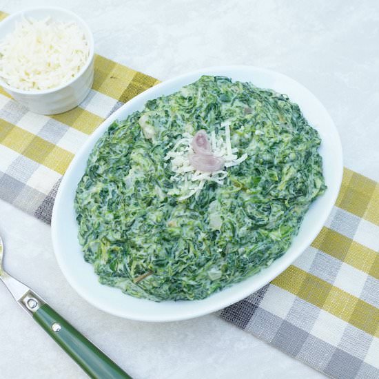 Asiago Creamed Spinach - Recipe photo by anothertablespoon