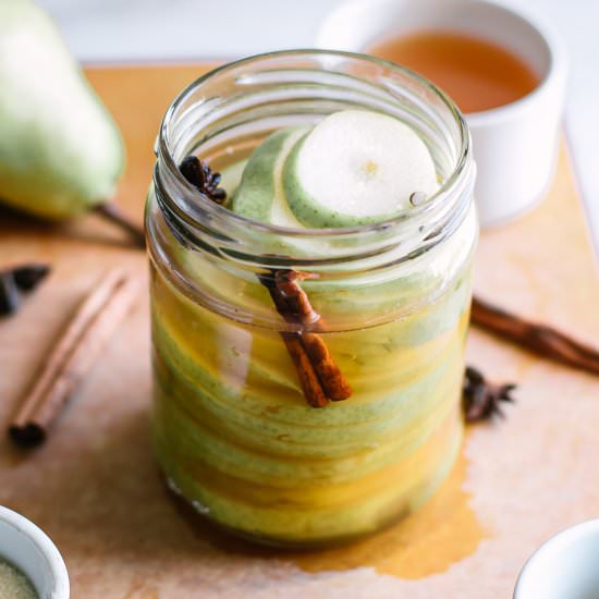 Quick Pickled Pears - Recipe photo by forkintheroad