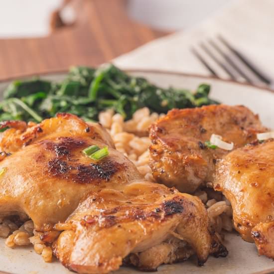 Air Fryer Boneless Chicken Thighs - Recipe photo by debsdailydish