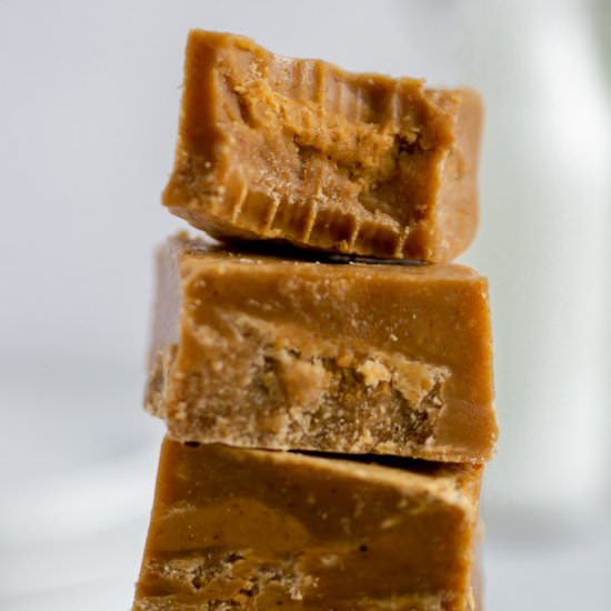 Keto Sugar Free Peanut Butter Fudge - Recipe photo by fitandfull