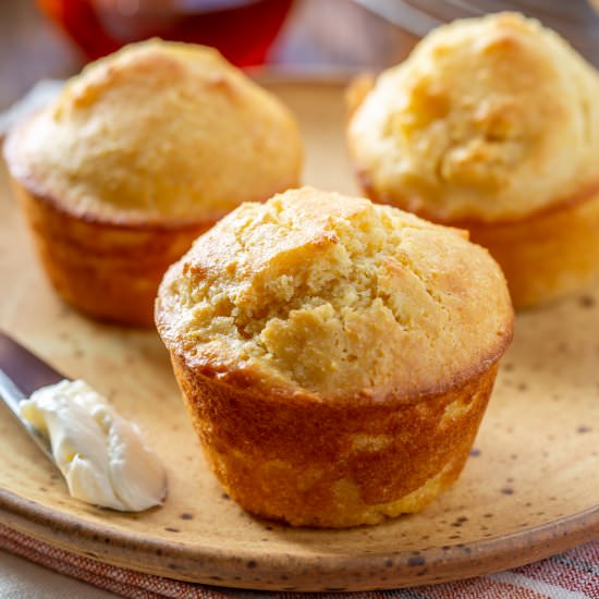 Corn Muffins - Recipe photo by Savingroomfordessert