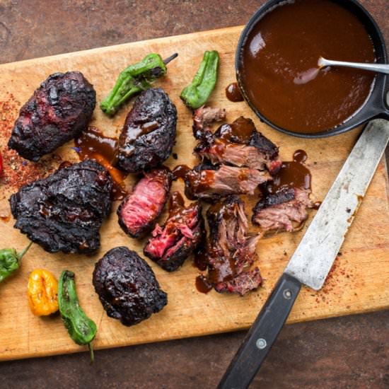 Smoked Beef Cheeks - Recipe photo by theonlinegrill