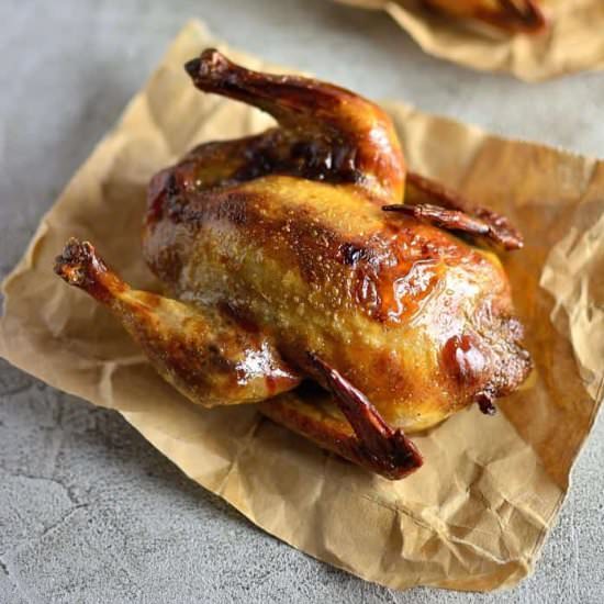 Smoked Pheasant - Recipe photo by theonlinegrill