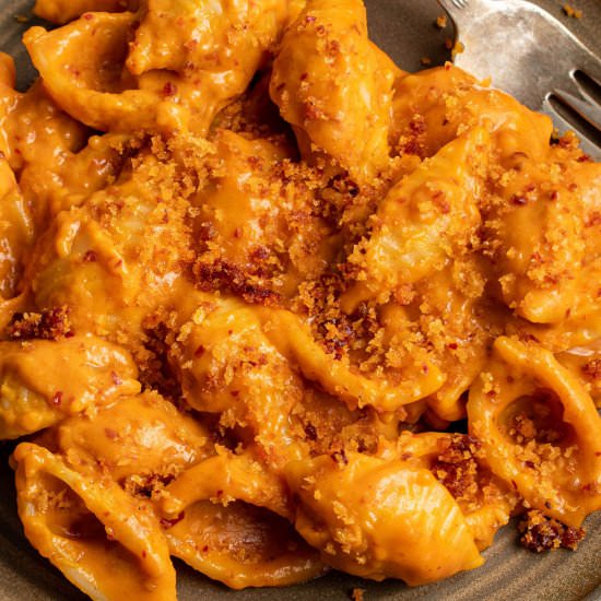 N'duja squash mac and cheese - Recipe photo by cherryonmysundae