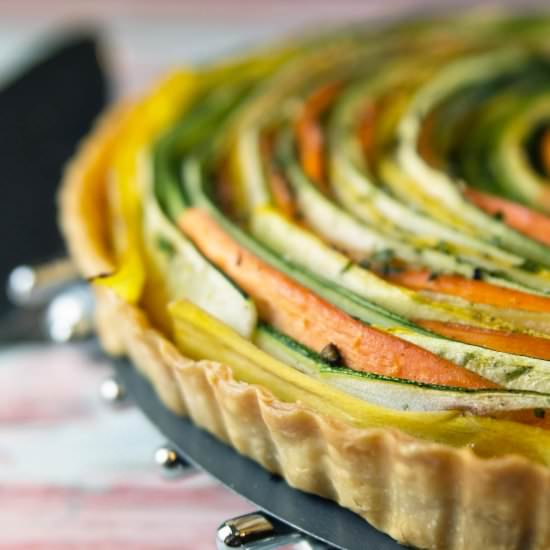 Spiral Vegetable Tart - Recipe photo by bunsenburnerbakery