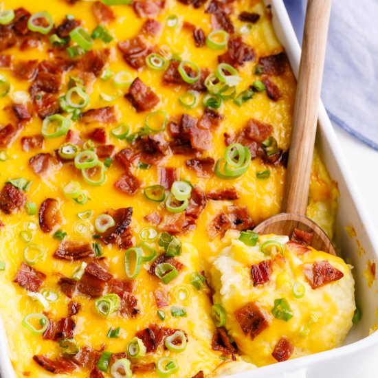 Make-Ahead Mashed Potato Casserole - Recipe photo by AllThingsMamma