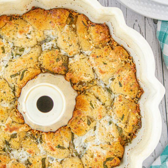 Italian Monkey Bread - Recipe photo by thecaglediaries
