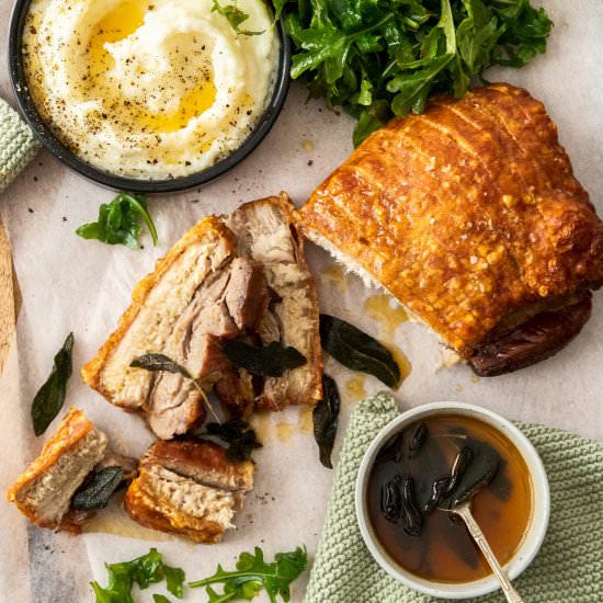 Crispy Oven Roasted Pork Belly - Recipe photo by sugarsaltmagic