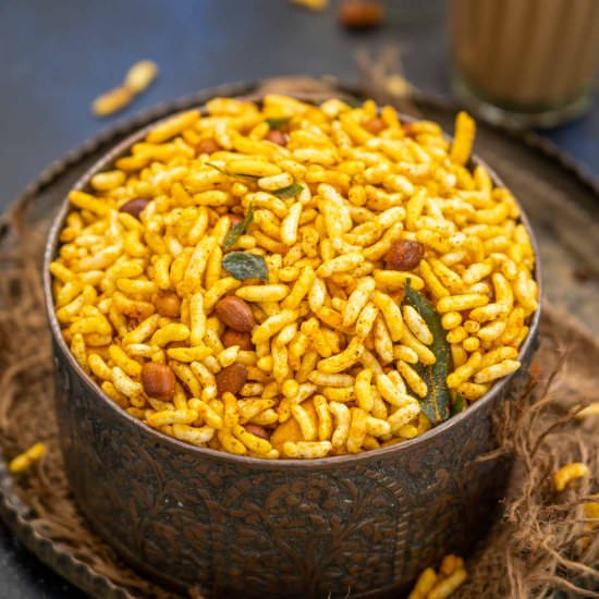 Murmura Namkeen - Recipe photo by Whiskaffair