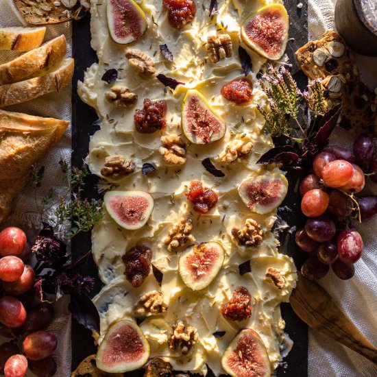 Cherry, Fennel & Fig Butter Board - Recipe photo by A Cultivated Living