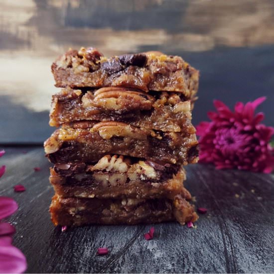 Chocolate Pecan Pie Bars - Recipe photo by WhiskingWolf