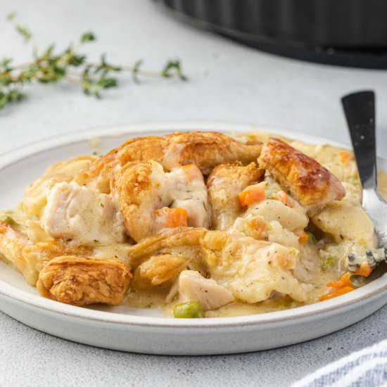 Turkey Pot Pie with Puff Pastry - Recipe photo by stateofdinner