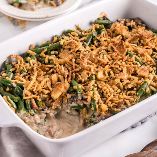 Green Bean Casserole with Bacon - Recipe photo by thefreshcooky