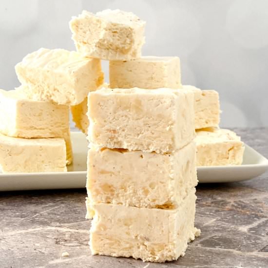 Eggnog Fudge - Recipe photo by One Hot Oven