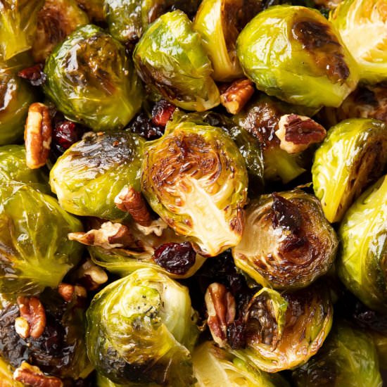 Maple Brussels Sprouts - Recipe photo by beamingbaker