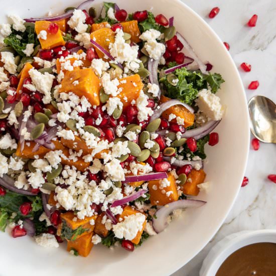 Kale Sweet Potato Quinoa Salad - Recipe photo by ThePypersKitchen