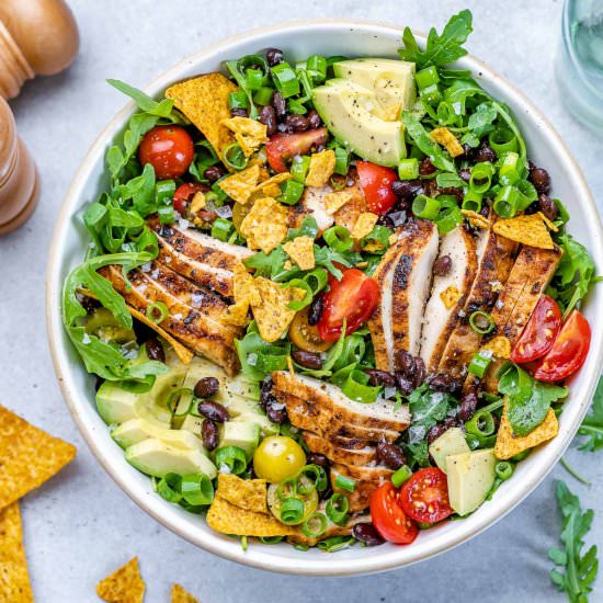 SANTA FE GRILLED CHICKEN SALAD - Recipe photo by healthyfitnessmeals